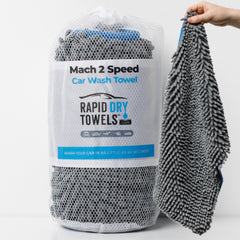 Mach 2 Speed Car Wash Towel – 7x the Size of a Mitt (75 x 50 cm / 2.5 x 1.6 ft) Mach 2 Speed Car Wash Towel – 7x the Size of a Mitt (75 x 50 cm / 2.5 x 1.6 ft)