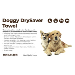 Doggy DrySaver – Premium Chenille Pet Drying Towel (70 x 40 cm / 27.5 x 15.7 in) Doggy DrySaver – Premium Chenille Pet Drying Towel (70 x 40 cm / 27.5 x 15.7 in)