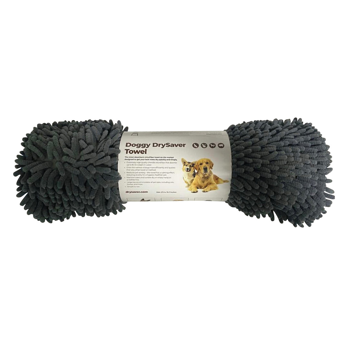 Doggy DrySaver – Premium Chenille Pet Drying Towel (70 x 40 cm / 27.5 x 15.7 in)