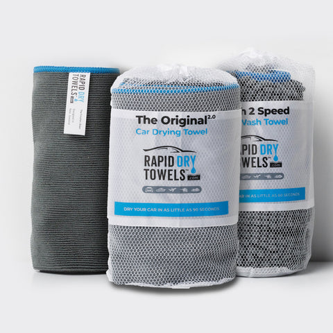 Rapid Dry Towels Bundle – Original 2.0, Mach 2 Wash Towel & The Finisher